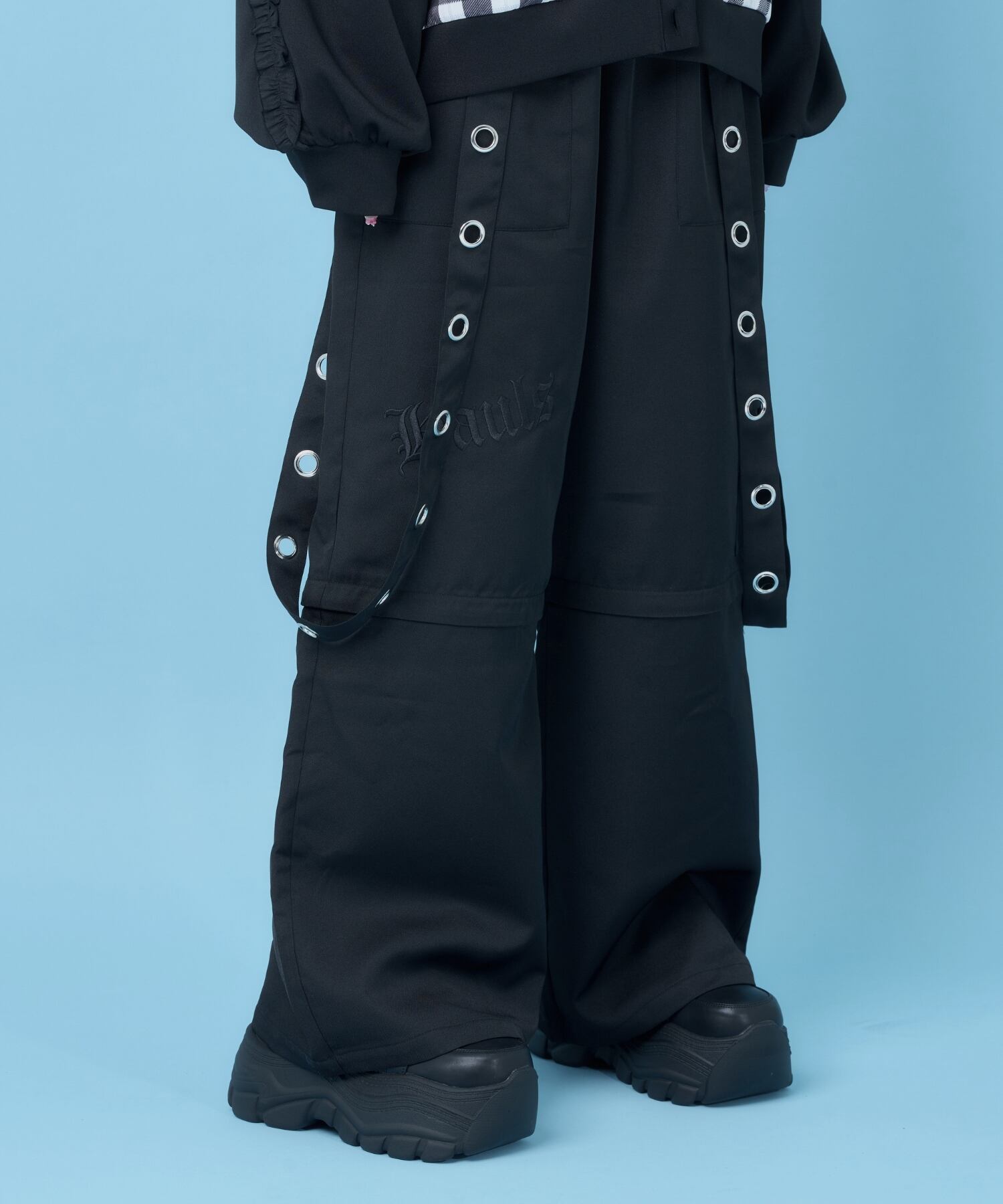 はとめベルトワイドパンツ | Hauls