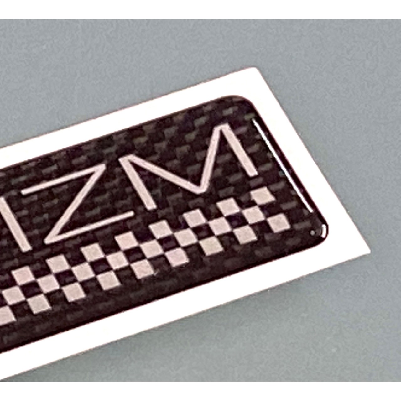 カーボンパターン エンブレム『IMPIZM』/ポッティングステッカー