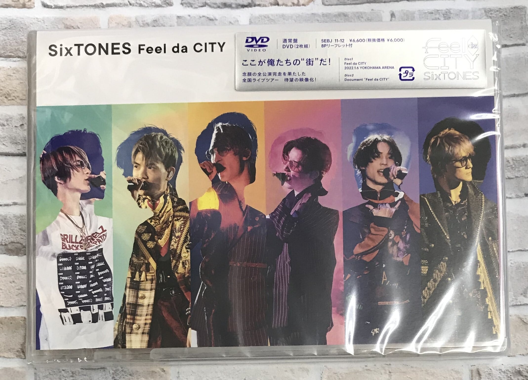 SixTONESSixTONES／on eST・Feel da CITY 通常盤DVD