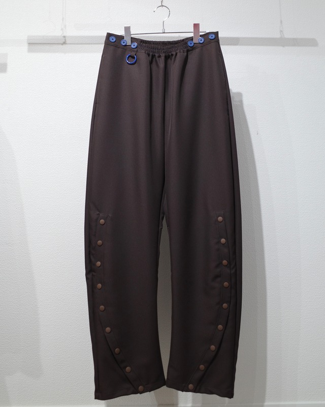 26ss SYUMAN.Coverd denim short trousers(Brown) | ampel
