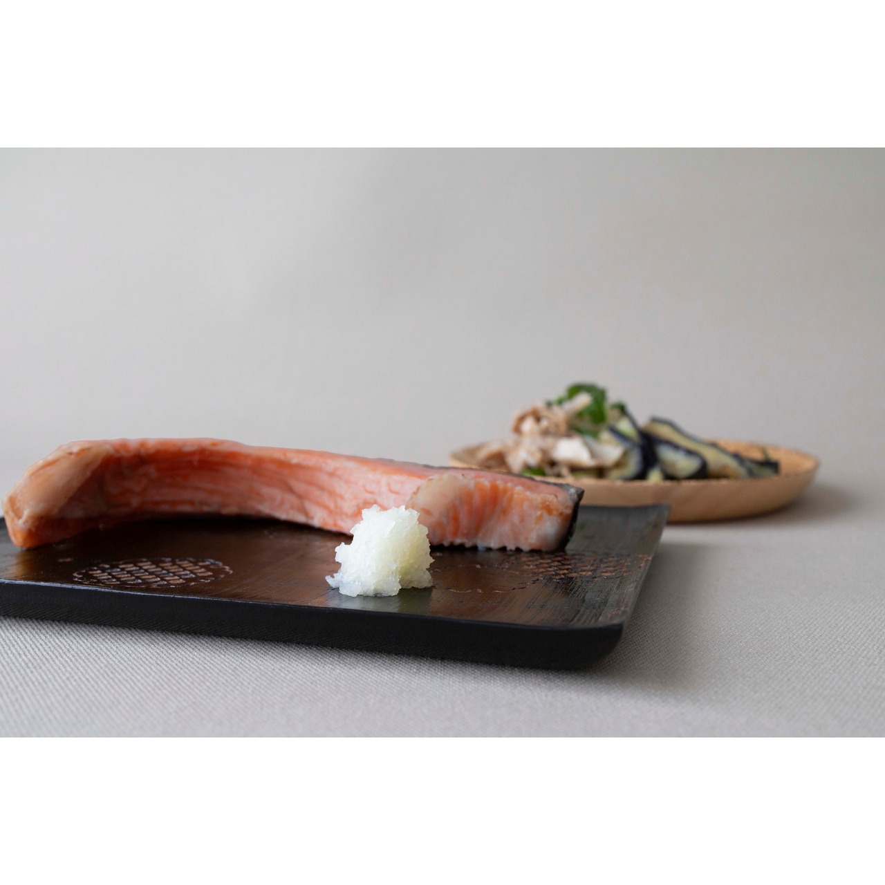 【角皿(大)】雪輪  Square dish, size L