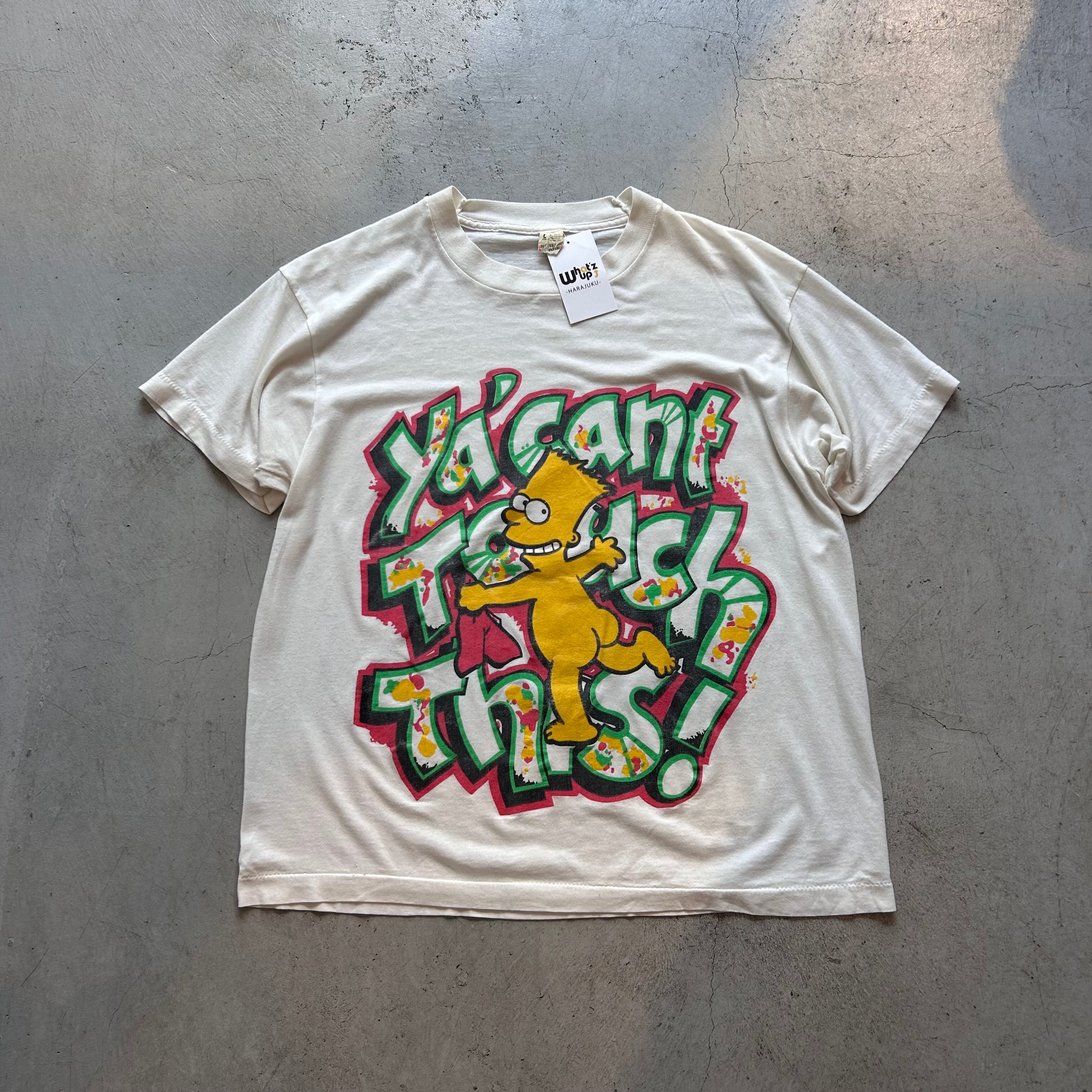 1980s The Simpsons "YA'CANT TOUCH DHIS" T-shirt 【高円寺店】