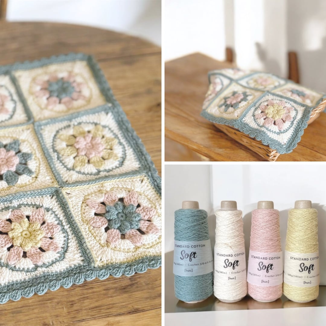 ハンドメイド カラフルな毛糸モチーフ編みカバー マット アフガン ソファーカバー ハンドメイド カラフルな毛糸モチーフ編みカバー マット アフガン