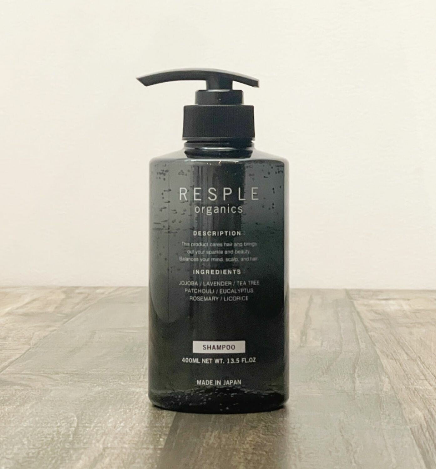 RESPLE organics】リラクシングシャンプー400ml オーガニック オイル