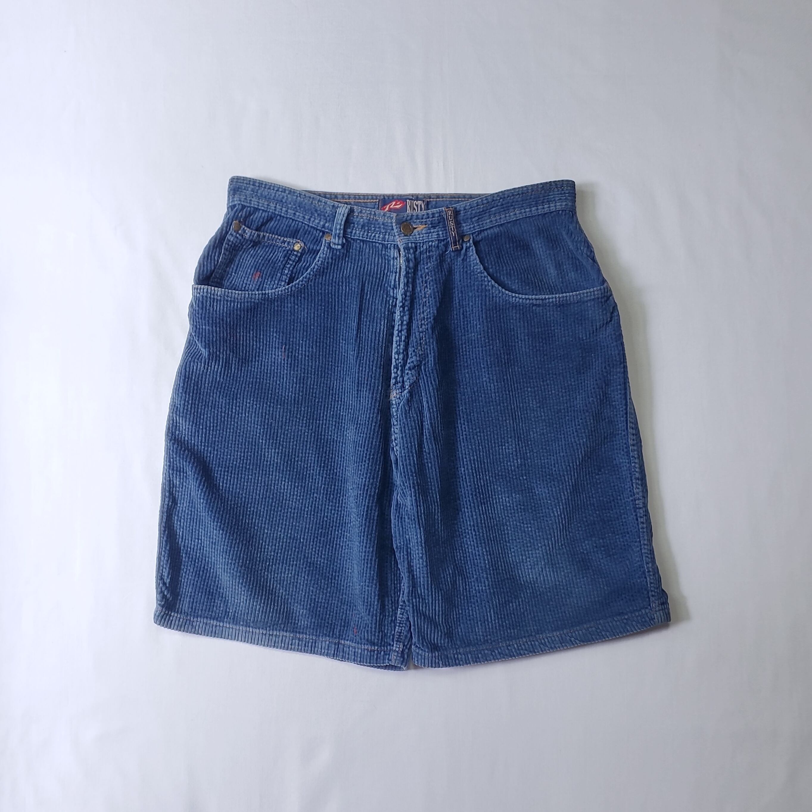 90s RUSTY WIDE-WALE CORDUROY SHORTS | hotcake used clothing