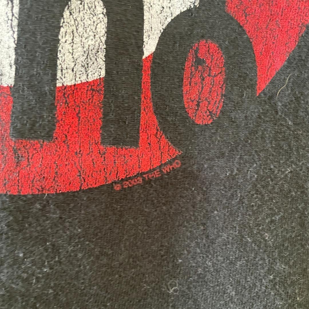 tGG232 00s THE WHO ザ・フー Tシャツ ヘインズ 2003年 | ビンテージ