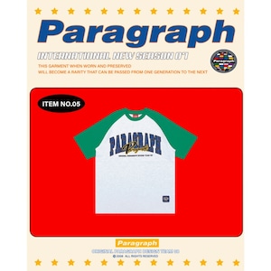 [PARAGRAPH] Color scheme and short sleeves 正規品 韓国ブランド 韓国ファッション 韓国代行 長袖 ロングTシャツ