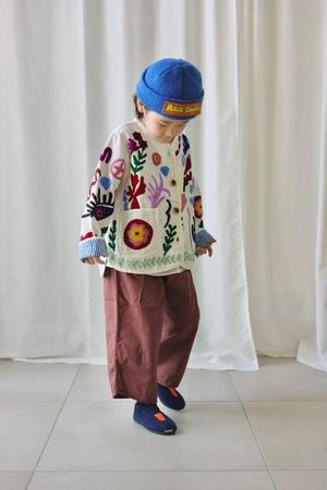 ＜PHET AND PLOY＞SUZANI JACKET スザニ ジャケット（black strip）