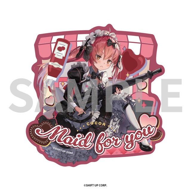 【ストア限定】NIKKE ガンガールステッカー バレンタインVer. ココア