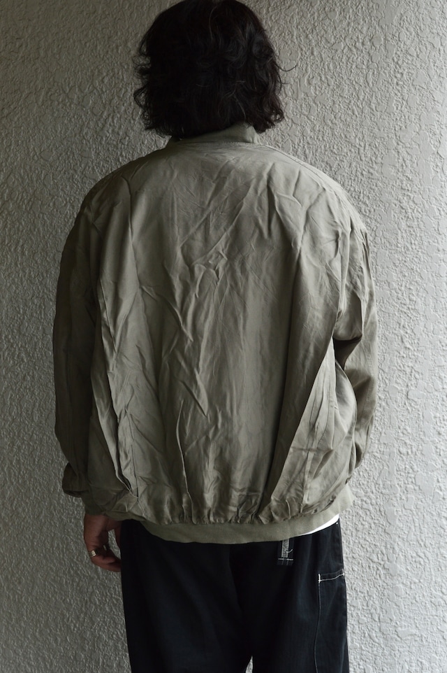 ROBERT STOCK 90's From USA Silk Blnuson Designers by RL CHAPS ロバートストック 90s シルクブルゾン