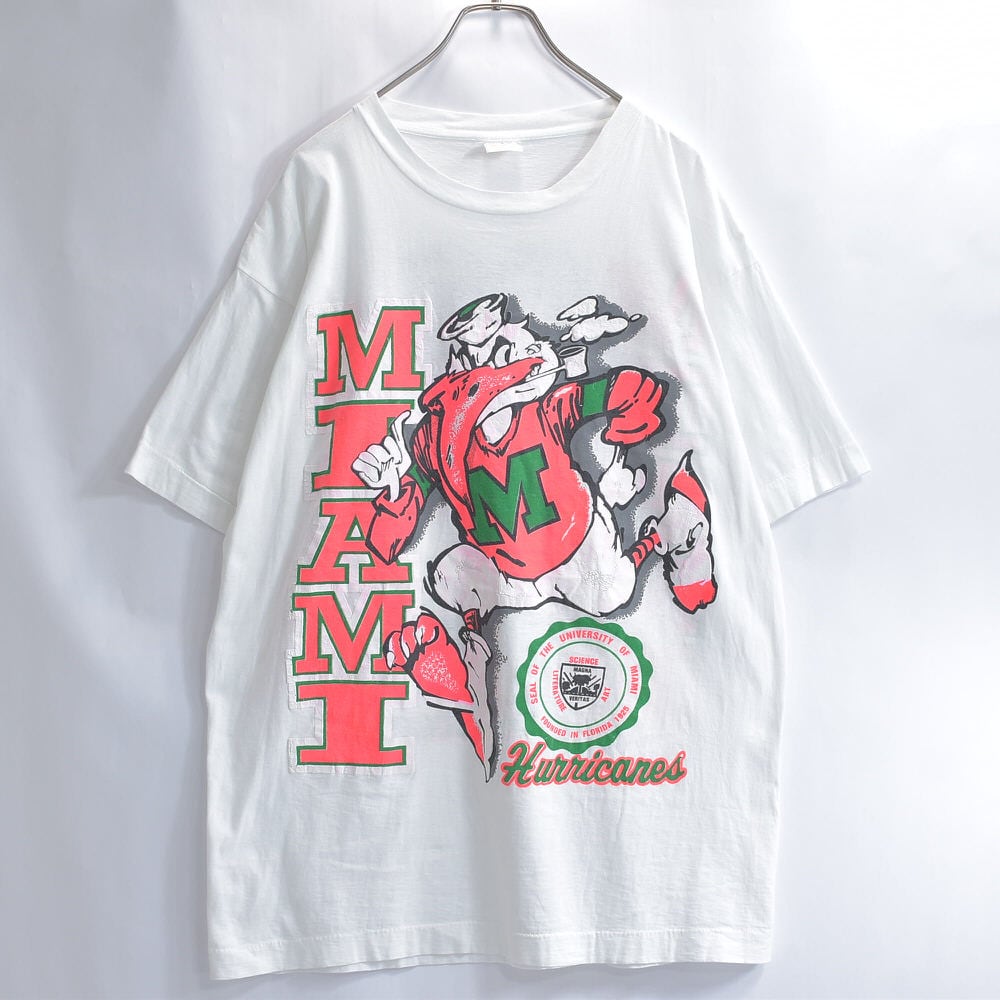 90s University of Miami マイアミ大学 ハリケーンズ Tシャツ