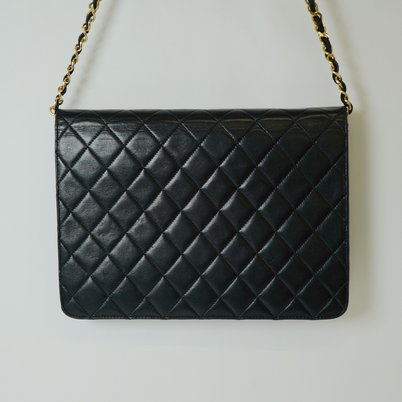 CHANEL シャネル マトラッセ ラムスキン チェーンショルダーバッグ ゴールド金具