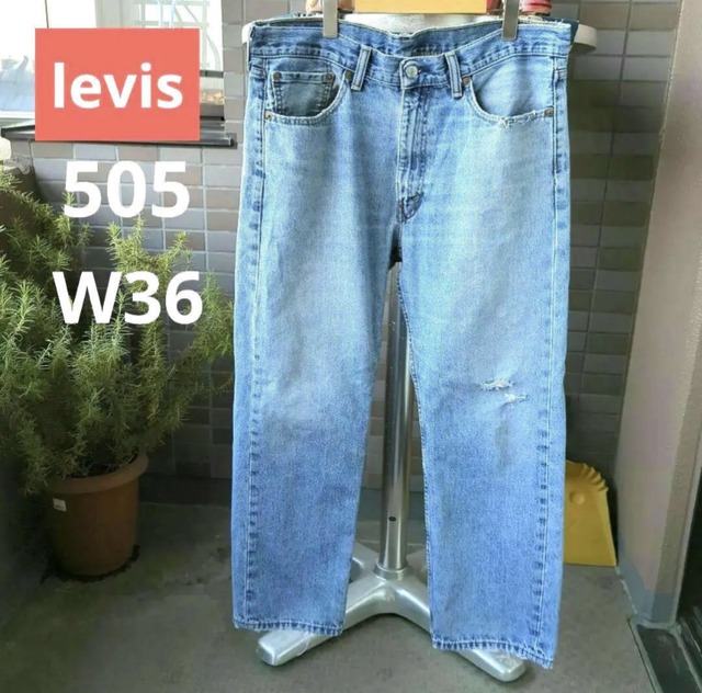 a592 levis リーバイス 501 W42 white osk cone