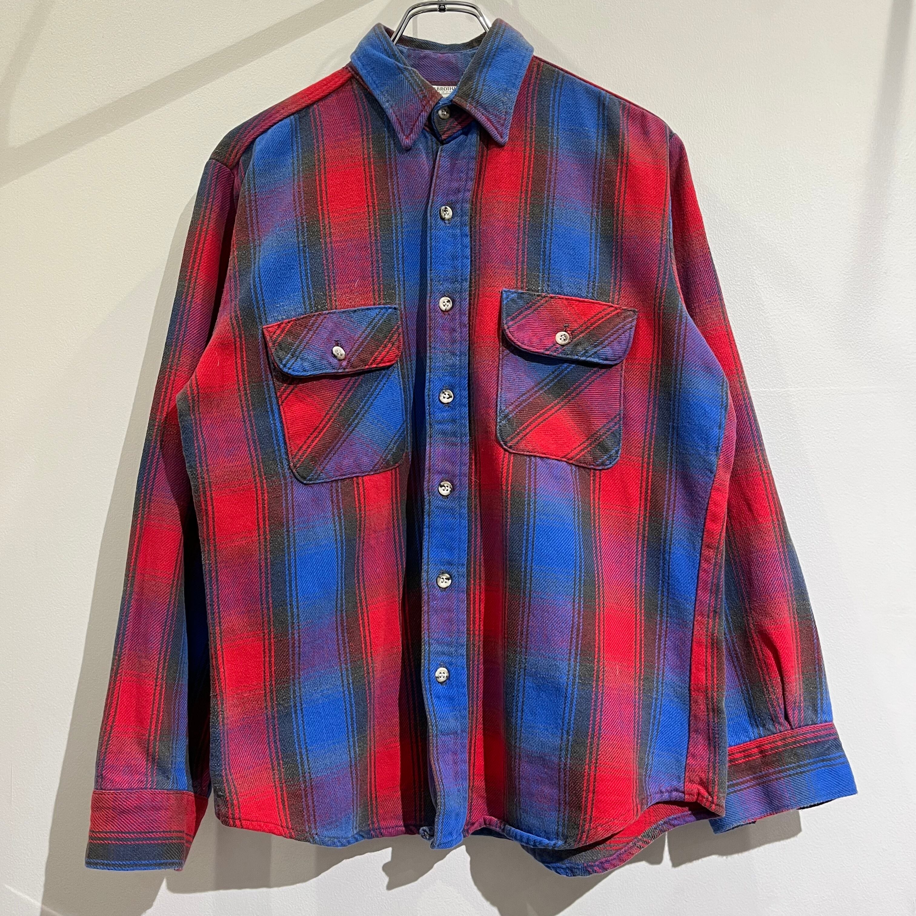 80～90s FIVE BROTHERS Heavy Flannel Shirt 80～90年代 ファイブ
