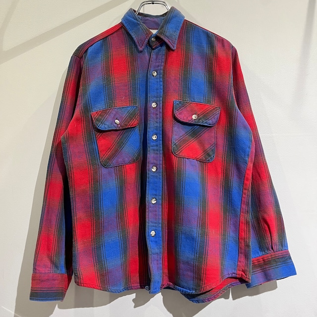 80～90s FIVE BROTHERS Heavy Flannel Shirt 80～90年代 ファイブブラザーズ ヘビーフランネル シャツ 好配色
