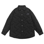 Long Sleeve Shirt Collar Hip Length Padded Jacket ◇3color H0907