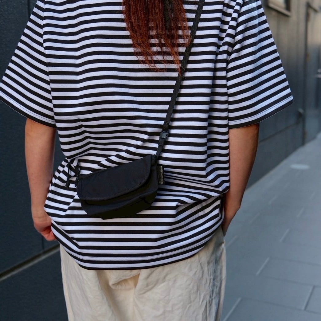 AMIACALVA(アミアカルヴァ)GABARDINE PORTABLE MESSENGER BLACK F042