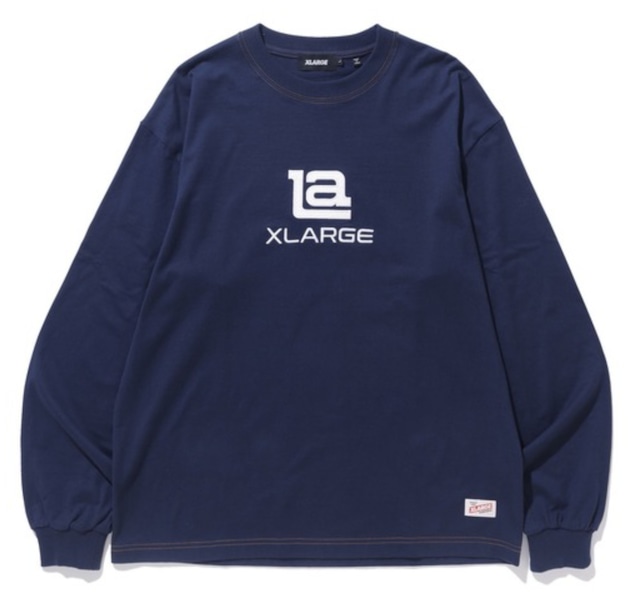 XLARGE】CONTRAST STITCH L/S TEE 長袖Tシャツ ロンT ロングスリーブT