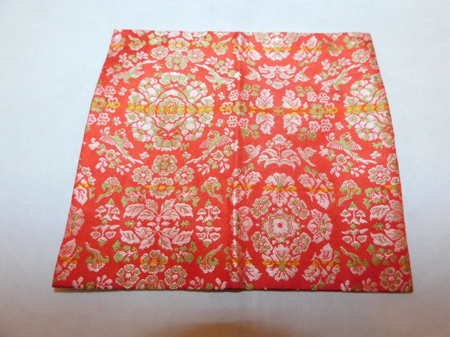 徳斎の袱紗 a small silk cloth used in the tea ceremony (No2)