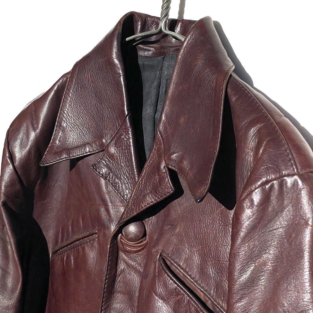 GLASS WATER] Vintage leather jacket Initial tag [1970s-] Vintage