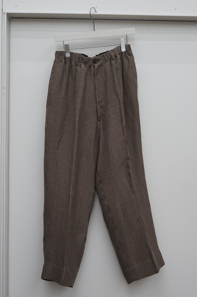 Nonnotte / Elastic In-Tuck Wide Tapered Trousers