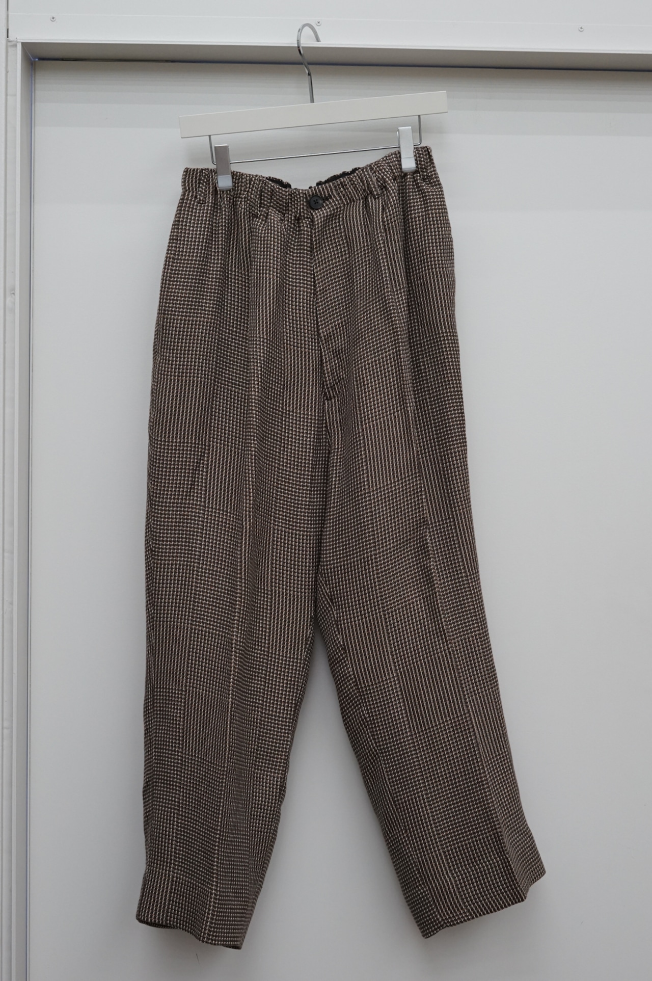 Nonnotte / Elastic In-Tuck Wide Tapered Trousers