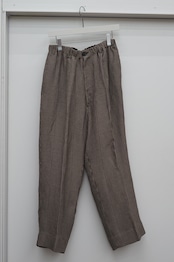 Nonnotte / Elastic In-Tuck Wide Tapered Trousers