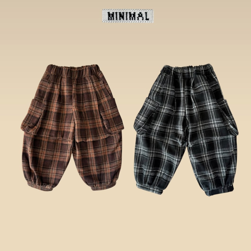 ウィンターヒップチェックパンツ ※ジュニアsize 【MINIMAL】