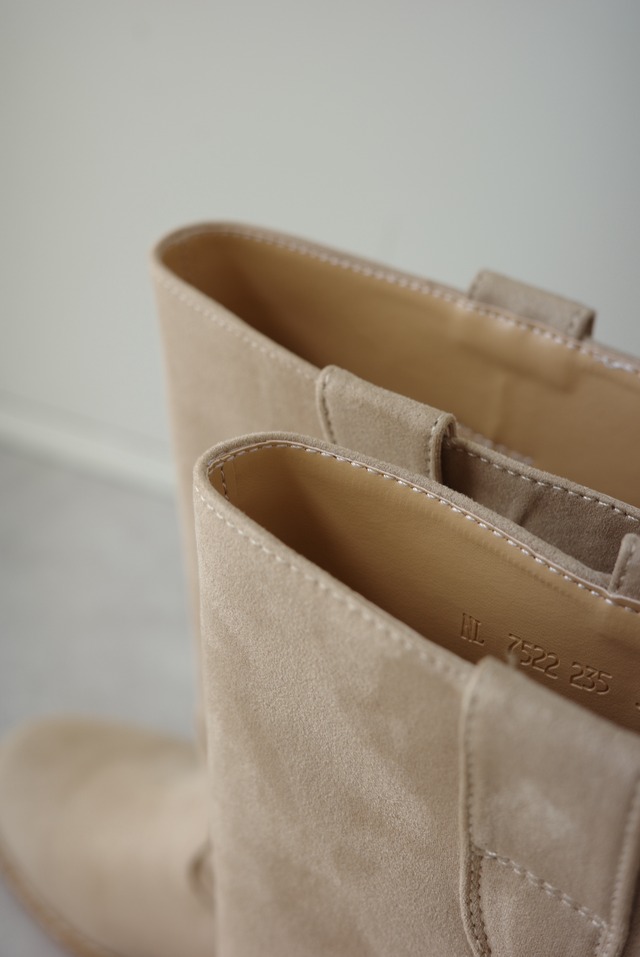 (即納) Fil. / Round stich half boots (ベージュ23.5)