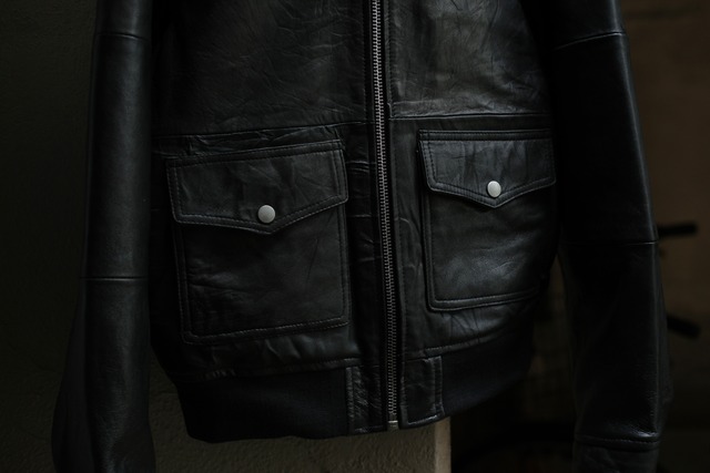 Utah／"GENERAL" A-2 Sheep Leather Jacket
