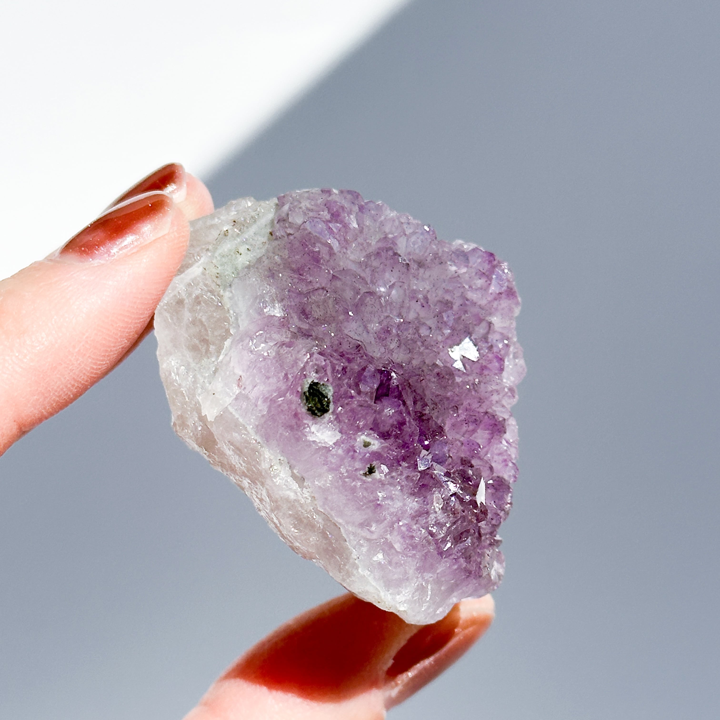 インド・カルール産アメジスト クラスター 38◇ Amethyst ◇天然石