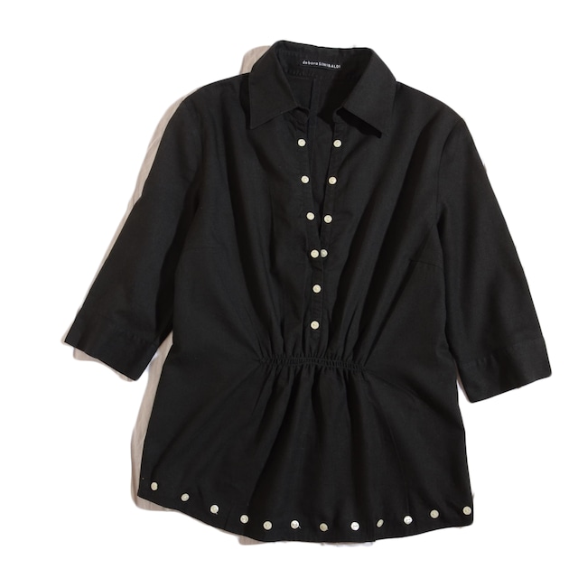 debora sinibaldi     button  shirt