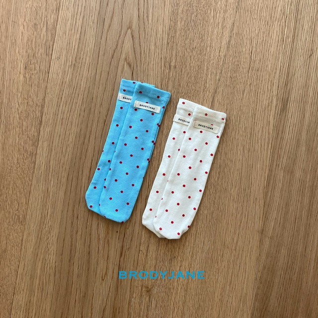 【取寄】brodyjane｜dot pop socks｜ドットポップソックス｜FREE｜baby｜26 autumn