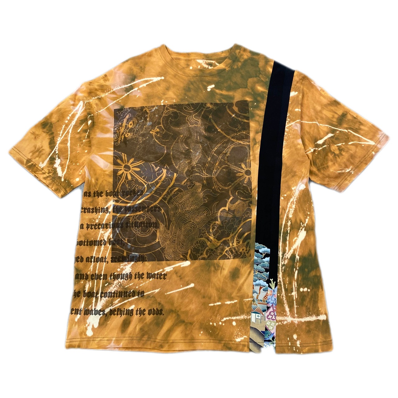 【tshirts230】L size  KIMONO &  print T-SHIRTS