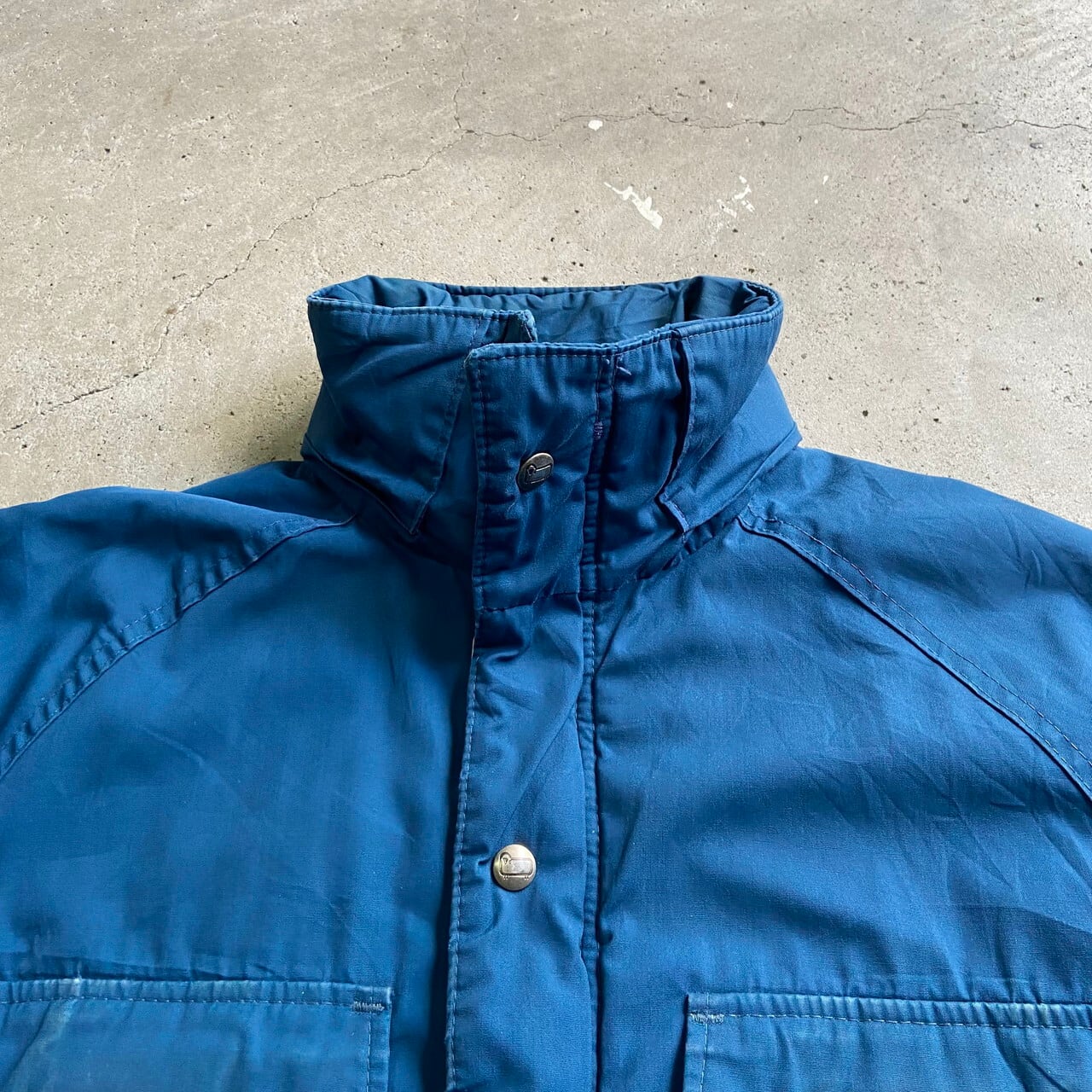 70年代~ USA製 WOOLRICH ウールリッチ GORE-TEX ゴアテックス ナイロンジャケット ブルー (レディース S)   O6148