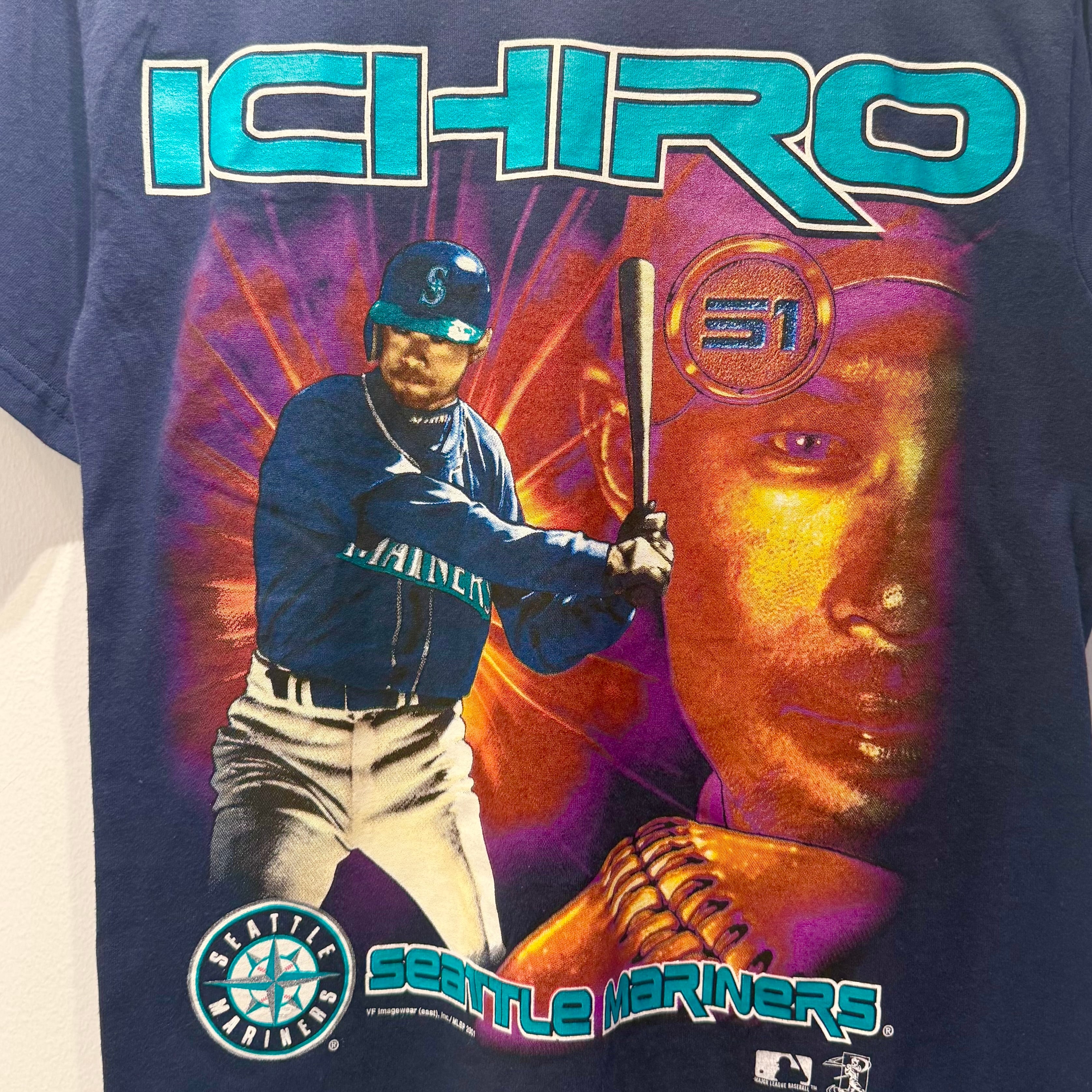 MLB MARINERS ICHIRO/シアトルマリナーズ イチロー Tシャツ 2001年