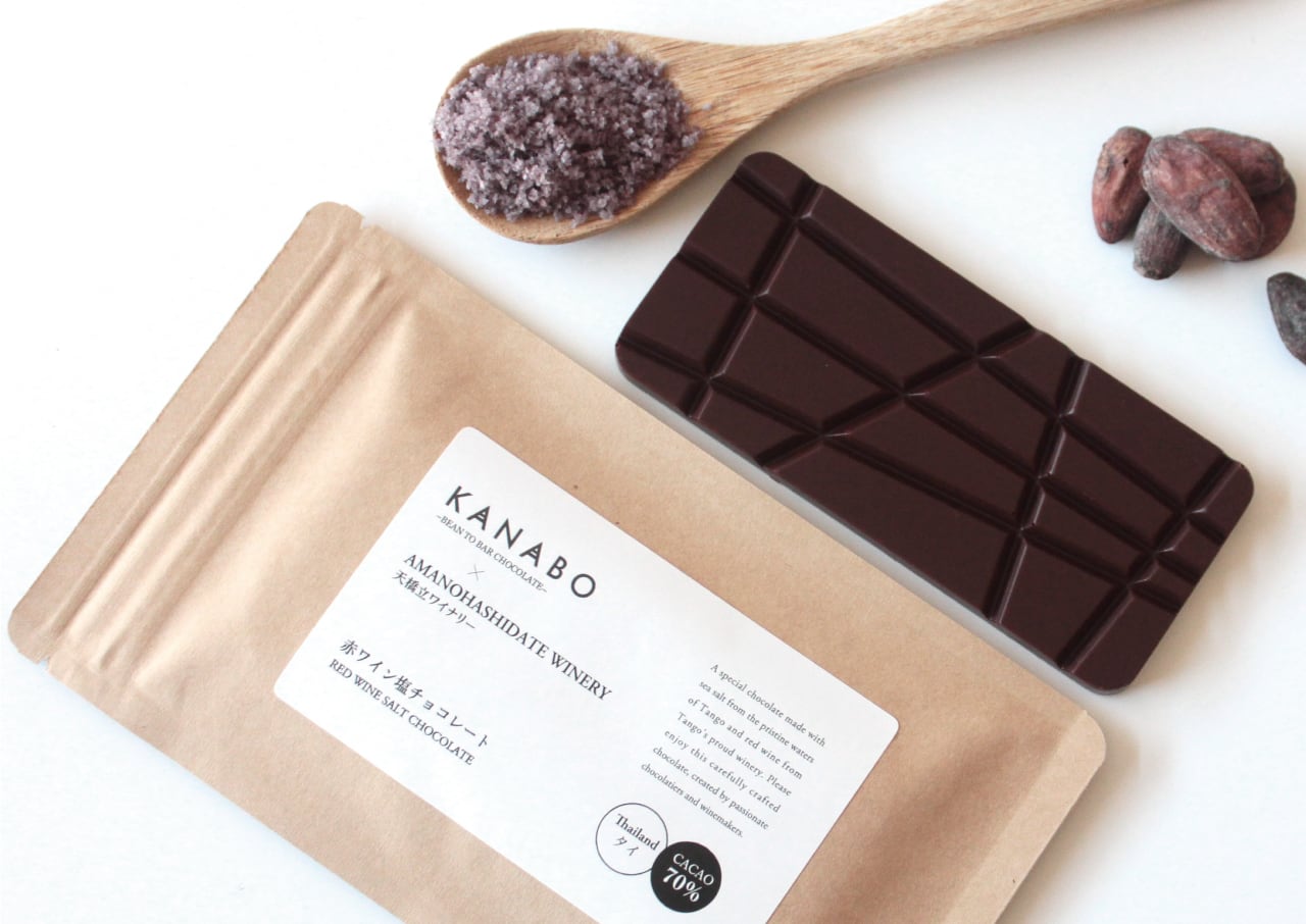 【天橋立ワイナリーコラボ商品】赤ワイン塩チョコレート