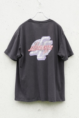 SANTA CRUZ “SC Logo” Faded T-Shirt / Double-Sided Print / XL