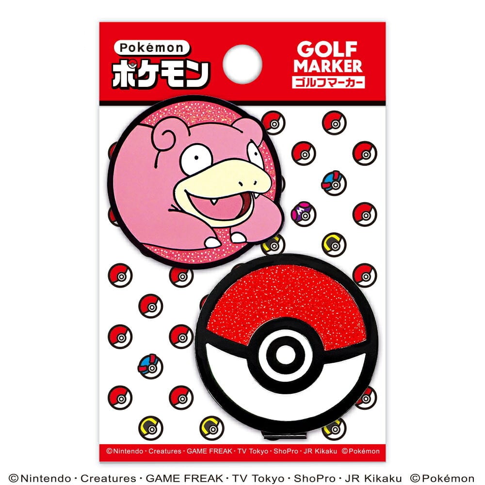ポケモン ゴルフマーカーBIGサイズ（ヤドン） マグネット クリップ式