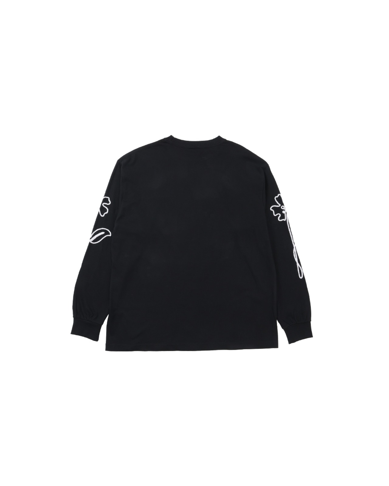 【#Re:room】FLOWER ARM EMBROIDERY LONG SLEEVE［REC886］