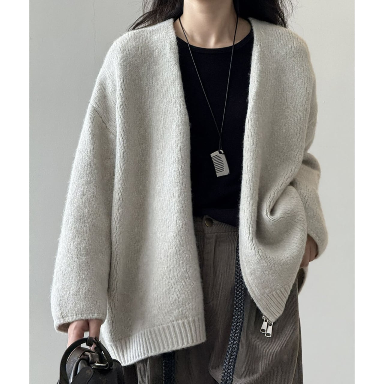 オーバーサイズ ニットカーディガン N00184