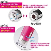 シャチハタ 印鑑 ハンコ キャップレス9N メールオーダー式 XL-CLN5/MO ブラック