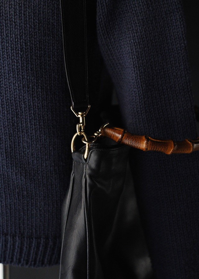 90’s-00’s GUCCI bamboo handle 2 way bag