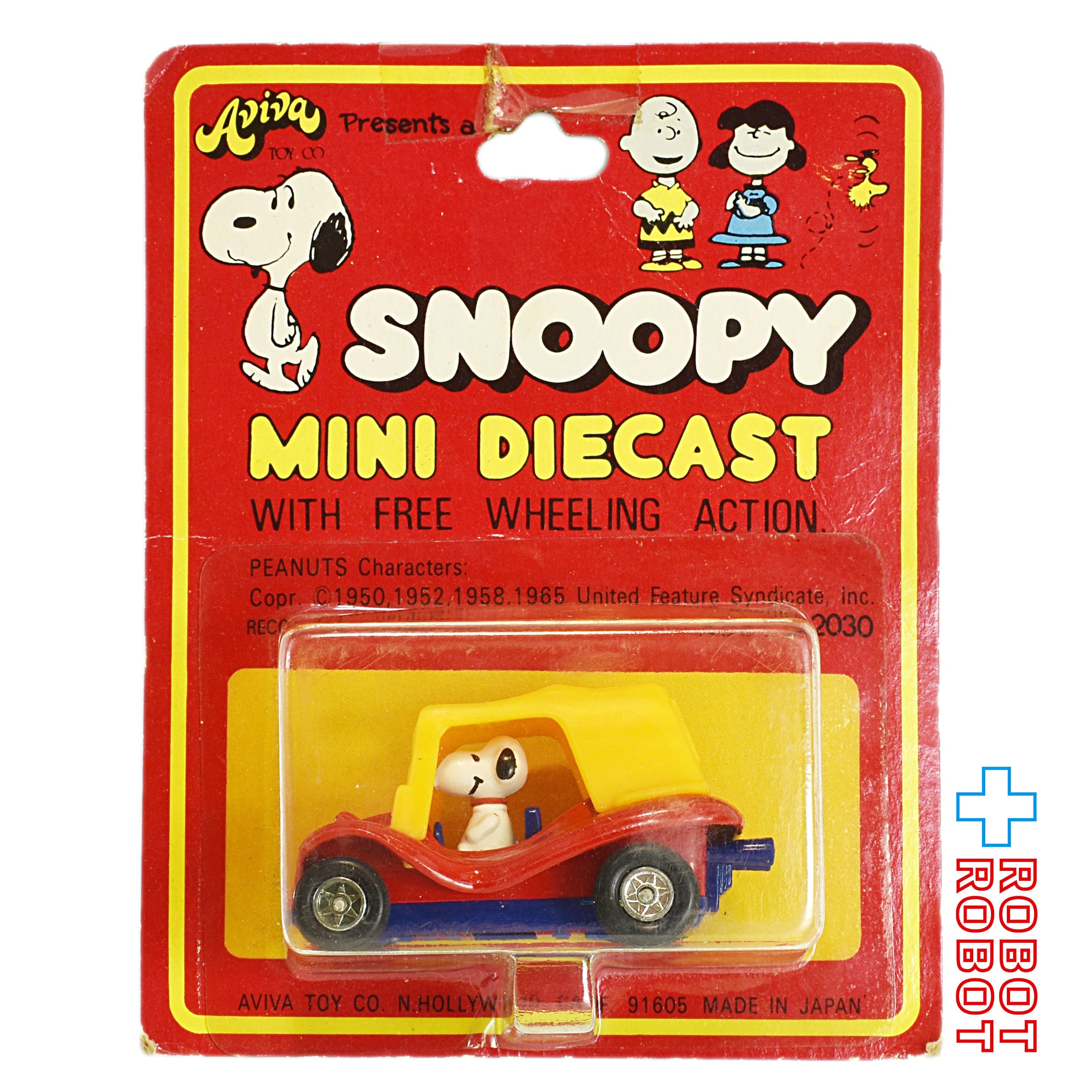 スヌーピー・イン・デューンバギー ダイキャスト ミニカー メイド