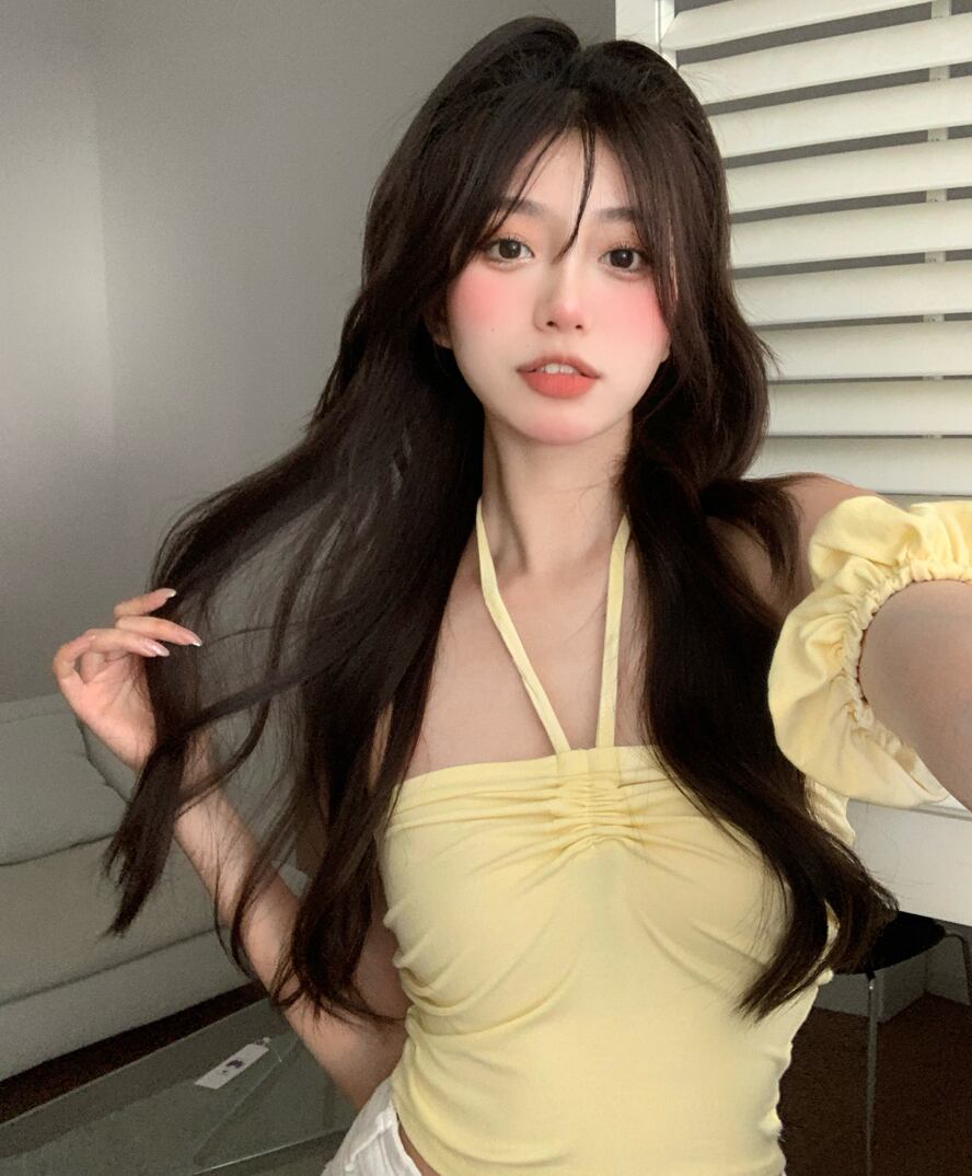 サマーイエロートップス 夏物 ピュア ブラックストロベリース61562248526