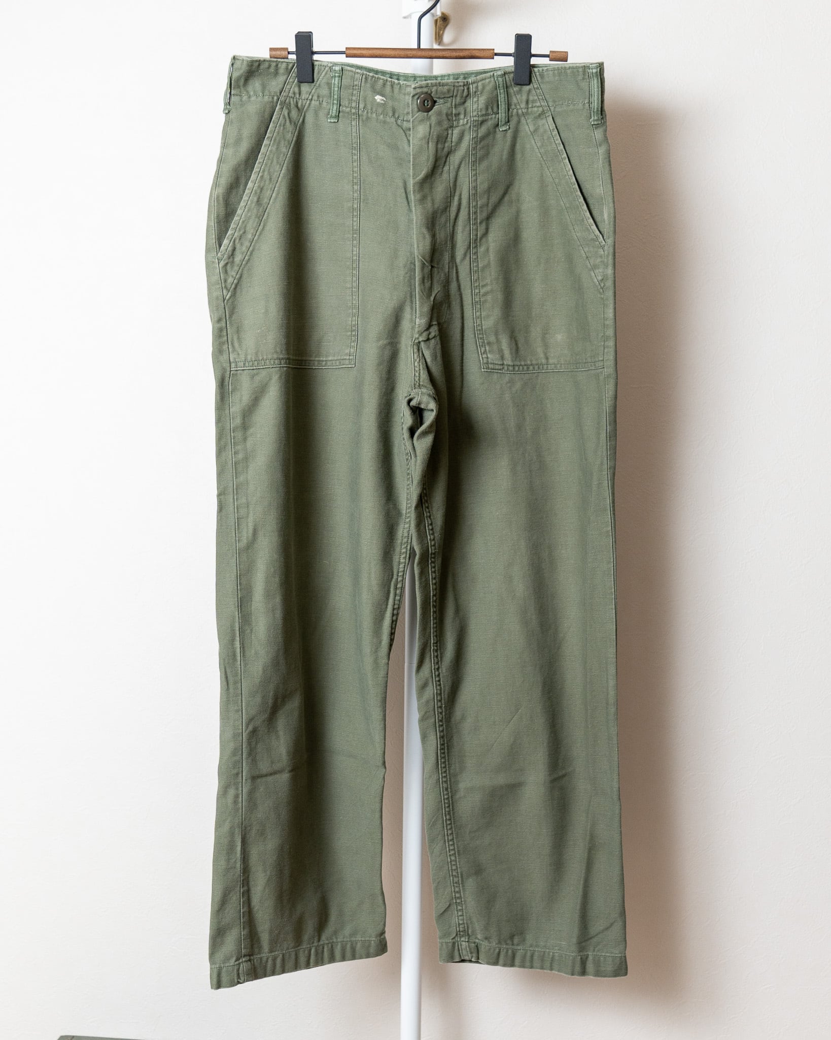 34×31】U.S.Army Utility Trousers OG-107 実物 米軍 ベイカーパンツ ...