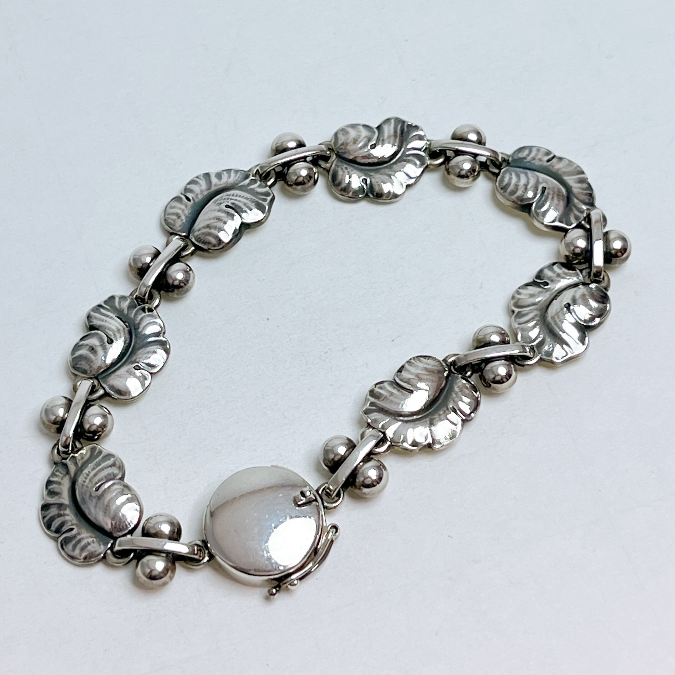 1287 ジョージジェンセン ボール カーネリアン ブローチ 184 925 | LiLi