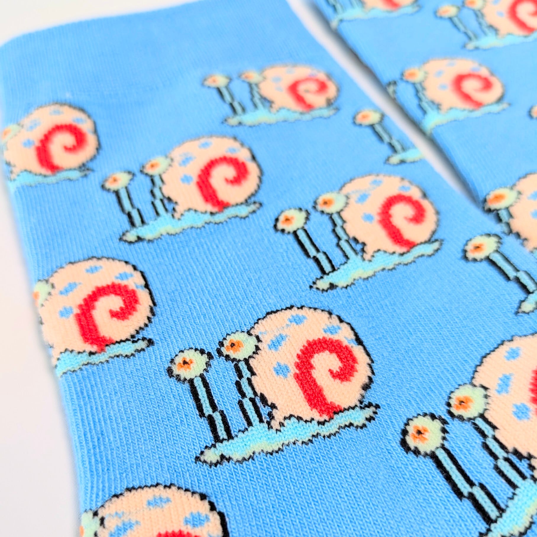 【 crew socks / クルーソックス 】SpongeBob SquarePants ( スポンジボブ ) / ゲイリー 靴下 / ソックス〚アメリカン雑貨 アメトイ〛