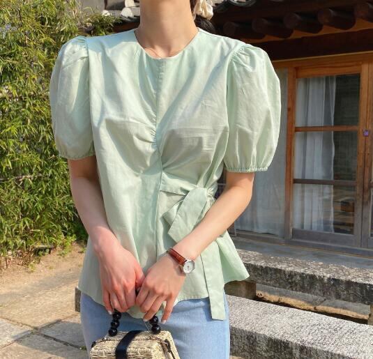 新作 レディース トップス シャツ 半袖 クルーネック 上品