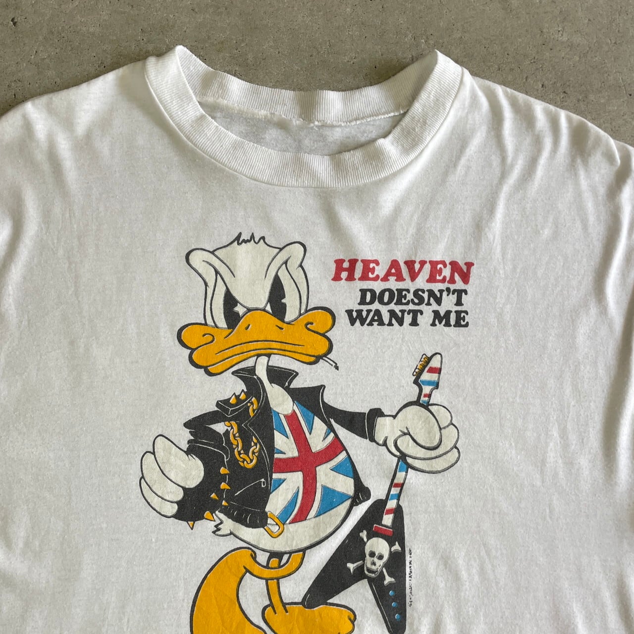 80年代 Disney ディズニー ドナルドダック パンクロック キャラクター